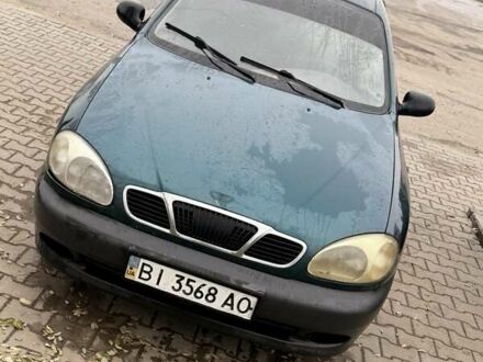 Зеленый Дэу Ланос, объемом двигателя 1.35 л и пробегом 171 тыс. км за 950 $, фото 1 на Automoto.ua