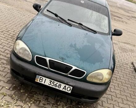 Зеленый Дэу Ланос, объемом двигателя 1.35 л и пробегом 171 тыс. км за 950 $, фото 1 на Automoto.ua