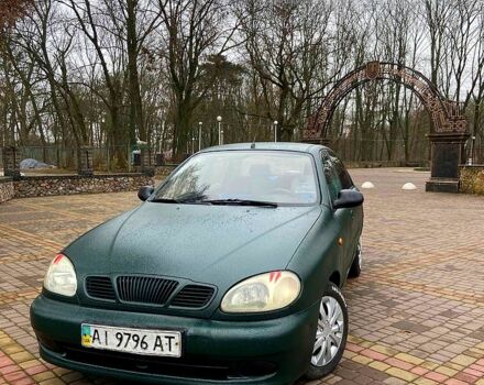 Зеленый Дэу Ланос, объемом двигателя 1.6 л и пробегом 150 тыс. км за 1450 $, фото 1 на Automoto.ua