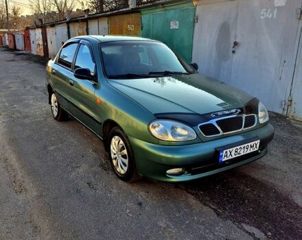 Зеленый Дэу Ланос, объемом двигателя 1.6 л и пробегом 212 тыс. км за 2550 $, фото 1 на Automoto.ua