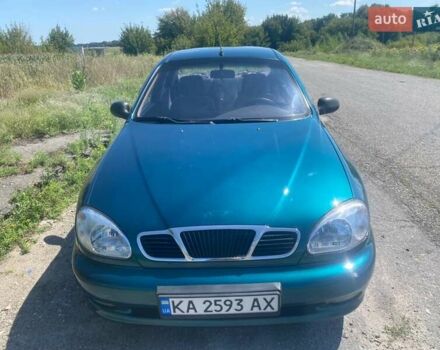 Зеленый Дэу Ланос, объемом двигателя 1.5 л и пробегом 190 тыс. км за 2500 $, фото 1 на Automoto.ua
