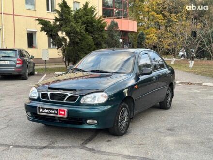 Зеленый Дэу Ланос, объемом двигателя 1.5 л и пробегом 152 тыс. км за 2990 $, фото 1 на Automoto.ua