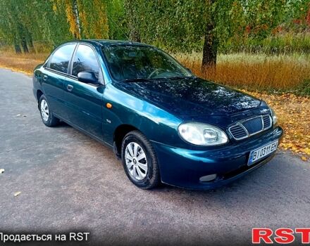 Зеленый Дэу Ланос, объемом двигателя 1.5 л и пробегом 160 тыс. км за 2500 $, фото 1 на Automoto.ua