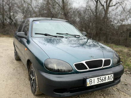 Зеленый Дэу Ланос, объемом двигателя 1.35 л и пробегом 256 тыс. км за 1499 $, фото 1 на Automoto.ua