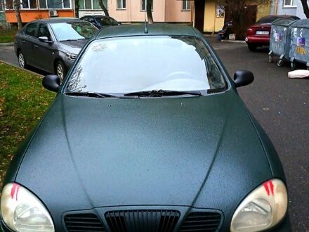 Зеленый Дэу Ланос, объемом двигателя 1.6 л и пробегом 159 тыс. км за 1450 $, фото 1 на Automoto.ua