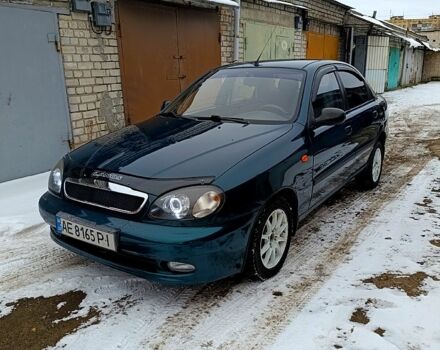 Зеленый Дэу Ланос, объемом двигателя 1.5 л и пробегом 186 тыс. км за 2250 $, фото 1 на Automoto.ua