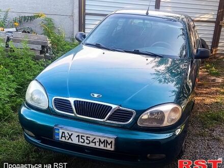 Зеленый Дэу Ланос, объемом двигателя 1.5 л и пробегом 270 тыс. км за 2000 $, фото 1 на Automoto.ua