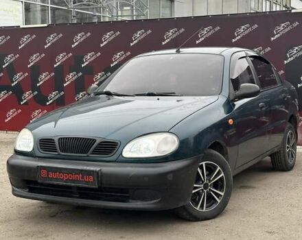 Зеленый Дэу Ланос, объемом двигателя 1.6 л и пробегом 225 тыс. км за 3000 $, фото 1 на Automoto.ua