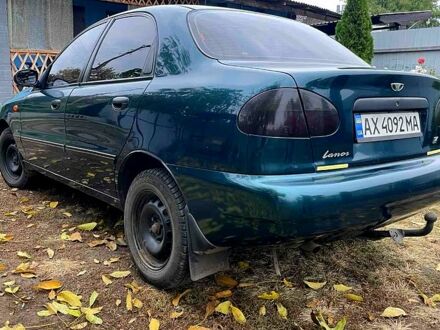 Дэу Ланос 2007 в Сахновщине на Automoto.ua Зеленый Дэу Ланос, объемом двигателя 1.4 л и пробегом 316 тыс. км за 1200 $, фото 1 на Automoto.ua