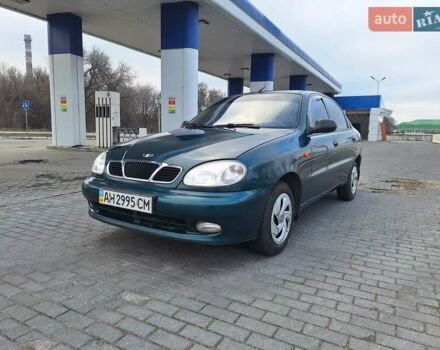 Зеленый Дэу Ланос, объемом двигателя 1.5 л и пробегом 146 тыс. км за 2300 $, фото 1 на Automoto.ua