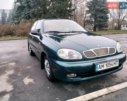 Зеленый Дэу Ланос, объемом двигателя 1.5 л и пробегом 191 тыс. км за 2700 $, фото 1 на Automoto.ua