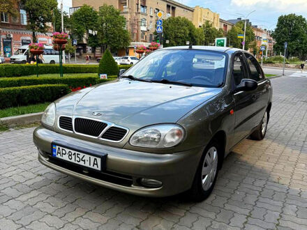 Дэу Ланос 2007 в Запорожье на Automoto.ua Зеленый Дэу Ланос, объемом двигателя 1.4 л и пробегом 270 тыс. км за 1850 $, фото 1 на Automoto.ua