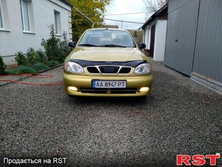 Зеленый Дэу Ланос, объемом двигателя 1.4 л и пробегом 160 тыс. км за 2200 $, фото 1 на Automoto.ua