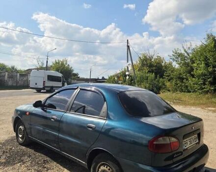 Зеленый Дэу Ланос, объемом двигателя 1.5 л и пробегом 230 тыс. км за 1500 $, фото 1 на Automoto.ua