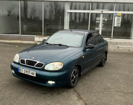 Зелений Деу Ланос, об'ємом двигуна 1.6 л та пробігом 290 тис. км за 1499 $, фото 1 на Automoto.ua