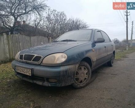 Зеленый Дэу Ланос, объемом двигателя 1.6 л и пробегом 195 тыс. км за 2952 $, фото 1 на Automoto.ua