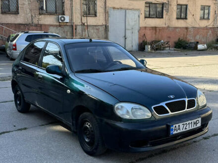 Дэу Ланос 2007 в Запорожье на Automoto.ua Зеленый Дэу Ланос, объемом двигателя 1.5 л и пробегом 200 тыс. км за 1250 $, фото 1 на Automoto.ua
