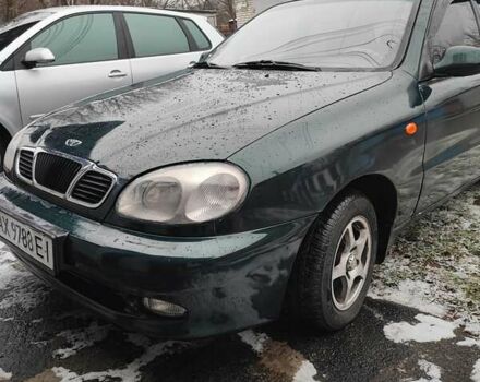 Зеленый Дэу Ланос, объемом двигателя 1.5 л и пробегом 252 тыс. км за 2500 $, фото 1 на Automoto.ua