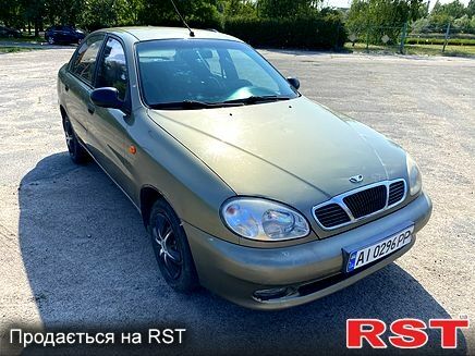 Деу Ланос 2007 у Каневе на Automoto.ua Зелений Деу Ланос, об'ємом двигуна 1.4 л та пробігом 200 тис. км за 1200 $, фото 1 на Automoto.ua
