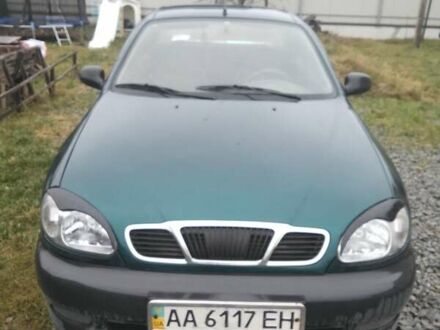 Зеленый Дэу Ланос, объемом двигателя 1.4 л и пробегом 188 тыс. км за 1400 $, фото 1 на Automoto.ua