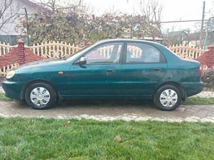 Зеленый Дэу Ланос, объемом двигателя 1.4 л и пробегом 123 тыс. км за 2200 $, фото 1 на Automoto.ua