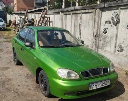 Зелений Деу Ланос, об'ємом двигуна 1.6 л та пробігом 307 тис. км за 1500 $, фото 1 на Automoto.ua