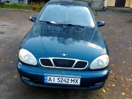 Зеленый Дэу Ланос, объемом двигателя 1.5 л и пробегом 136 тыс. км за 2200 $, фото 1 на Automoto.ua