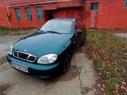 Зеленый Дэу Ланос, объемом двигателя 1.5 л и пробегом 230 тыс. км за 2250 $, фото 1 на Automoto.ua