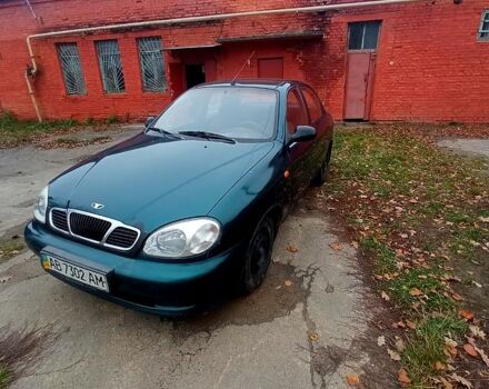 Зеленый Дэу Ланос, объемом двигателя 1.5 л и пробегом 230 тыс. км за 2250 $, фото 1 на Automoto.ua