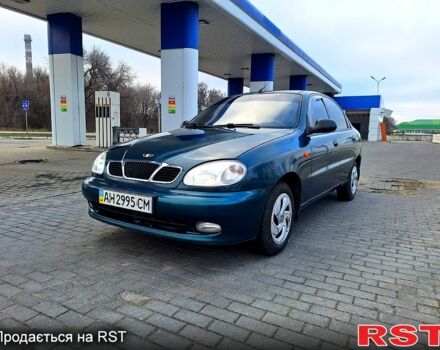 Зеленый Дэу Ланос, объемом двигателя 1.5 л и пробегом 146 тыс. км за 2300 $, фото 1 на Automoto.ua