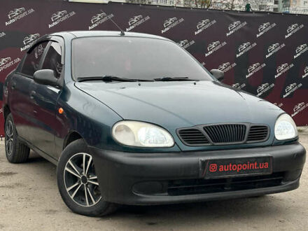 Зеленый Дэу Ланос, объемом двигателя 1.6 л и пробегом 225 тыс. км за 2600 $, фото 1 на Automoto.ua