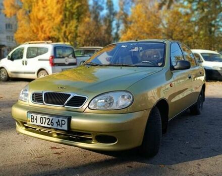 Зеленый Дэу Ланос, объемом двигателя 1.5 л и пробегом 111 тыс. км за 3399 $, фото 1 на Automoto.ua