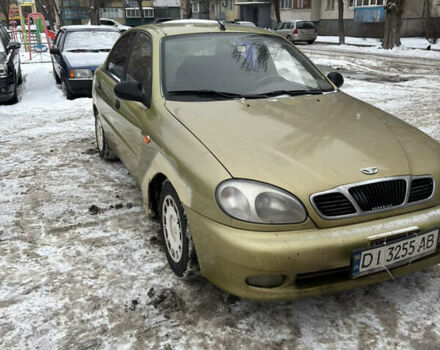 Зеленый Дэу Ланос, объемом двигателя 1.5 л и пробегом 202 тыс. км за 2200 $, фото 1 на Automoto.ua