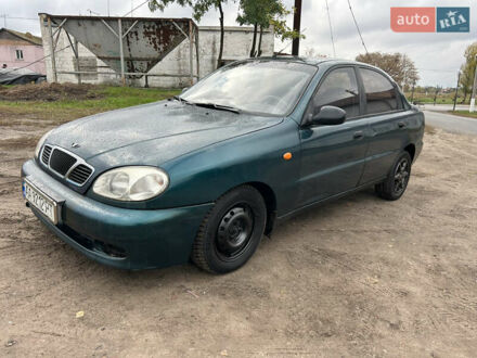 Дэу Ланос 2007 в Борисполе на Automoto.ua Зеленый Дэу Ланос, объемом двигателя 1.6 л и пробегом 316 тыс. км за 1500 $, фото 1 на Automoto.ua