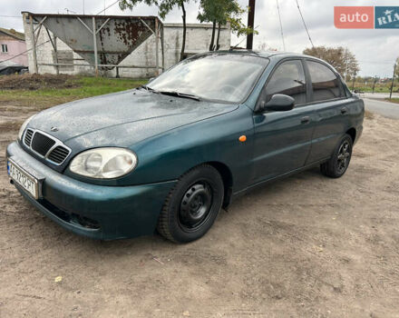 Зеленый Дэу Ланос, объемом двигателя 1.6 л и пробегом 316 тыс. км за 1500 $, фото 1 на Automoto.ua