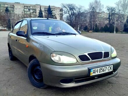 Зеленый Дэу Ланос, объемом двигателя 1.4 л и пробегом 197 тыс. км за 1486 $, фото 1 на Automoto.ua