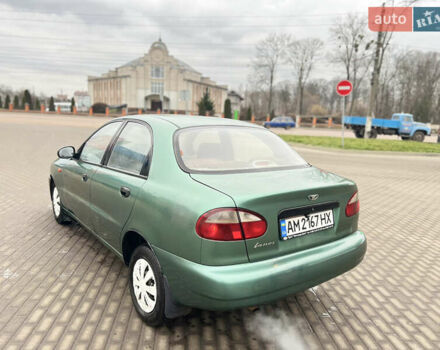 Зеленый Дэу Ланос, объемом двигателя 1.5 л и пробегом 250 тыс. км за 1250 $, фото 1 на Automoto.ua