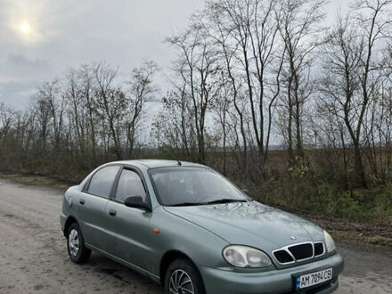 Зеленый Дэу Ланос, объемом двигателя 1.5 л и пробегом 220 тыс. км за 1850 $, фото 1 на Automoto.ua