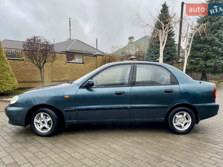 Зеленый Дэу Ланос, объемом двигателя 1.5 л и пробегом 230 тыс. км за 2400 $, фото 1 на Automoto.ua