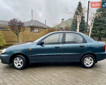 Зеленый Дэу Ланос, объемом двигателя 1.5 л и пробегом 230 тыс. км за 2400 $, фото 1 на Automoto.ua