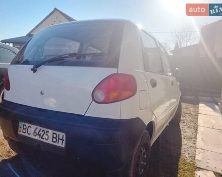 Белый Дэу Матиз, объемом двигателя 0.8 л и пробегом 177 тыс. км за 1200 $, фото 2 на Automoto.ua