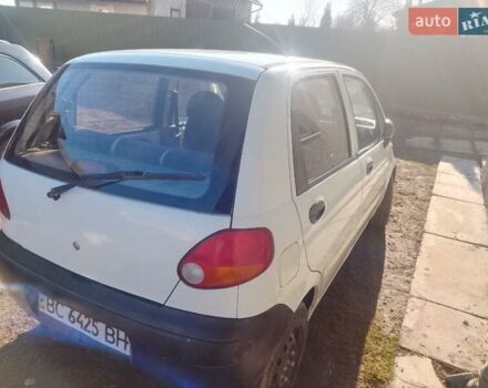 Белый Дэу Матиз, объемом двигателя 0.8 л и пробегом 177 тыс. км за 1200 $, фото 1 на Automoto.ua