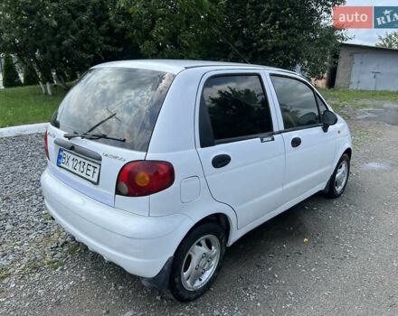 Білий Деу Матіз, об'ємом двигуна 0.8 л та пробігом 190 тис. км за 1350 $, фото 3 на Automoto.ua