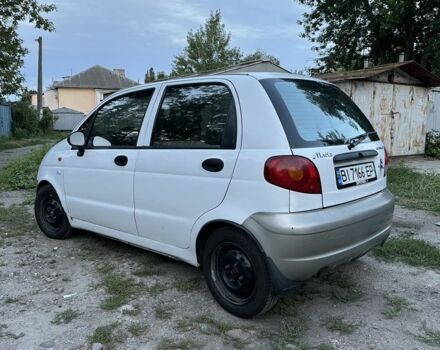 Белый Дэу Матиз, объемом двигателя 1 л и пробегом 187 тыс. км за 2500 $, фото 1 на Automoto.ua