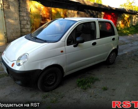 Белый Дэу Матиз, объемом двигателя 0.8 л и пробегом 183 тыс. км за 1200 $, фото 3 на Automoto.ua