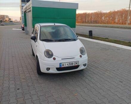 Белый Дэу Матиз, объемом двигателя 0.8 л и пробегом 220 тыс. км за 1700 $, фото 2 на Automoto.ua