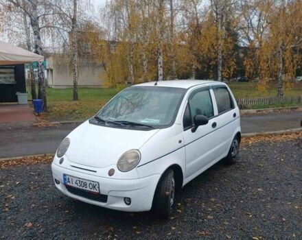 Белый Дэу Матиз, объемом двигателя 0.8 л и пробегом 220 тыс. км за 1700 $, фото 3 на Automoto.ua