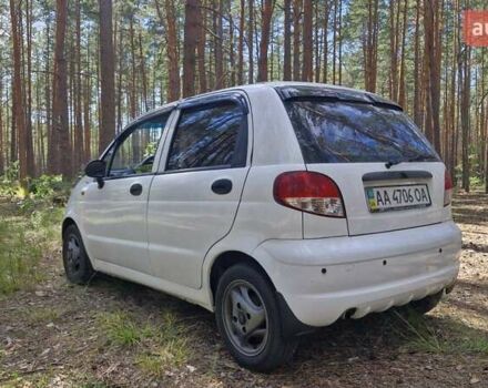 Белый Дэу Матиз, объемом двигателя 0.8 л и пробегом 74 тыс. км за 3300 $, фото 3 на Automoto.ua
