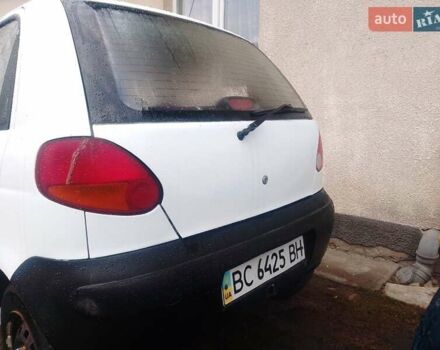 Белый Дэу Матиз, объемом двигателя 0.8 л и пробегом 190 тыс. км за 1300 $, фото 1 на Automoto.ua