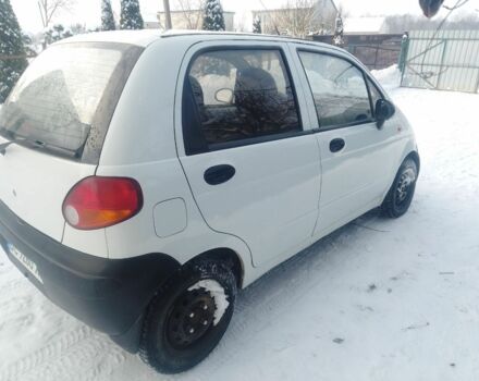 Белый Дэу Матиз, объемом двигателя 0.8 л и пробегом 207 тыс. км за 1200 $, фото 1 на Automoto.ua